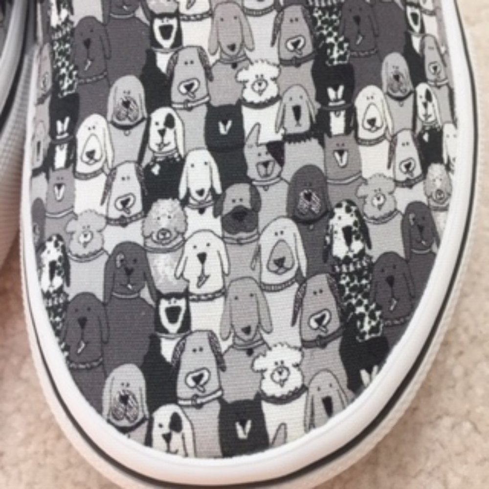 Skechers - Bob's Dog Face Slip On Shoes Size 8